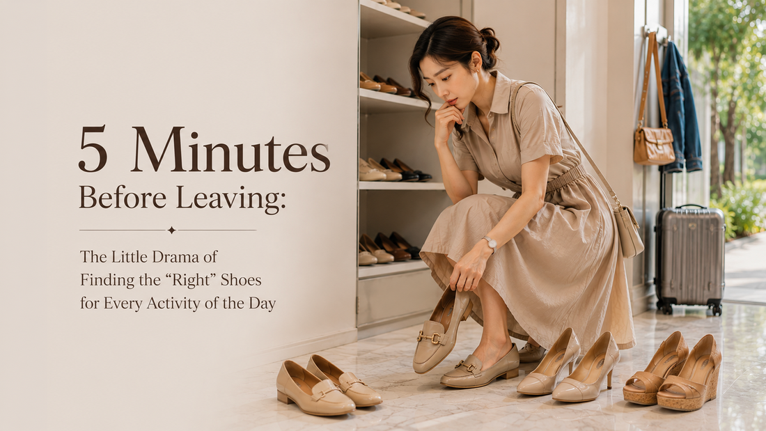 5 Minutes Before Heading Out: The Small Daily Drama of Finding the "Right" Shoe for Every Activity