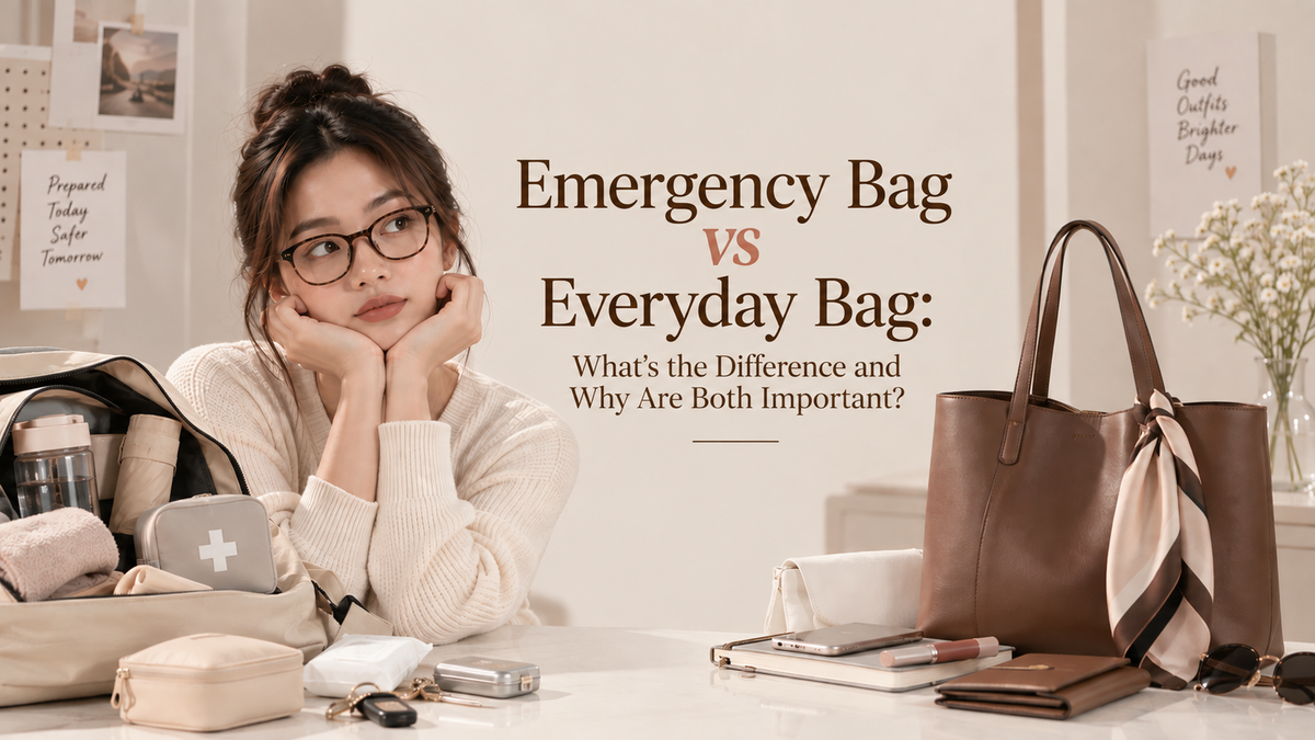 Emergency Bag vs Everyday Bag: What's the Difference and Why Do You Need Both?