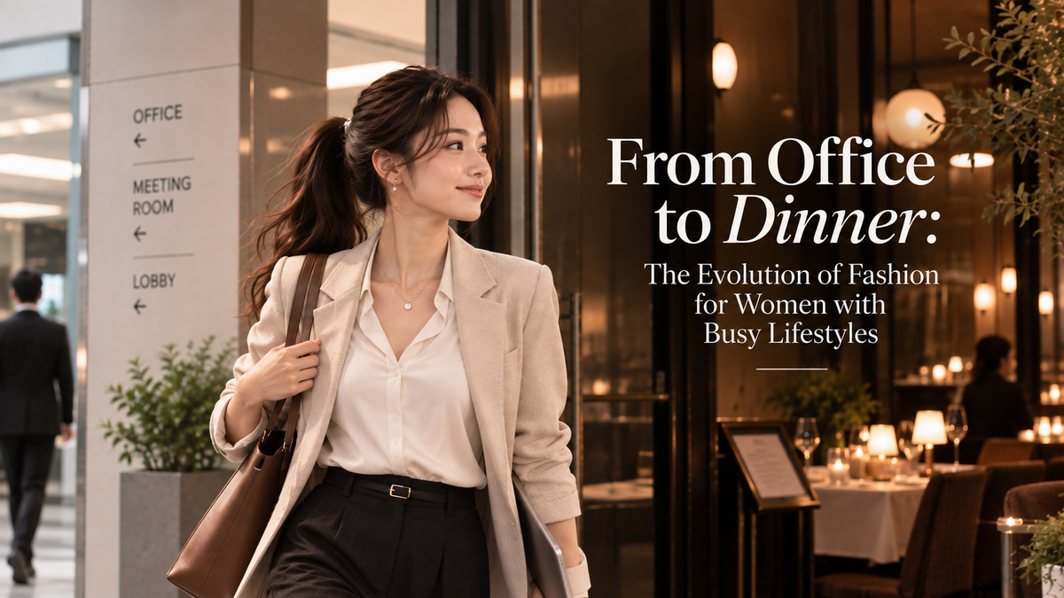 From Office to Dinner: How Fashion Is Evolving for Women with Busy Lives